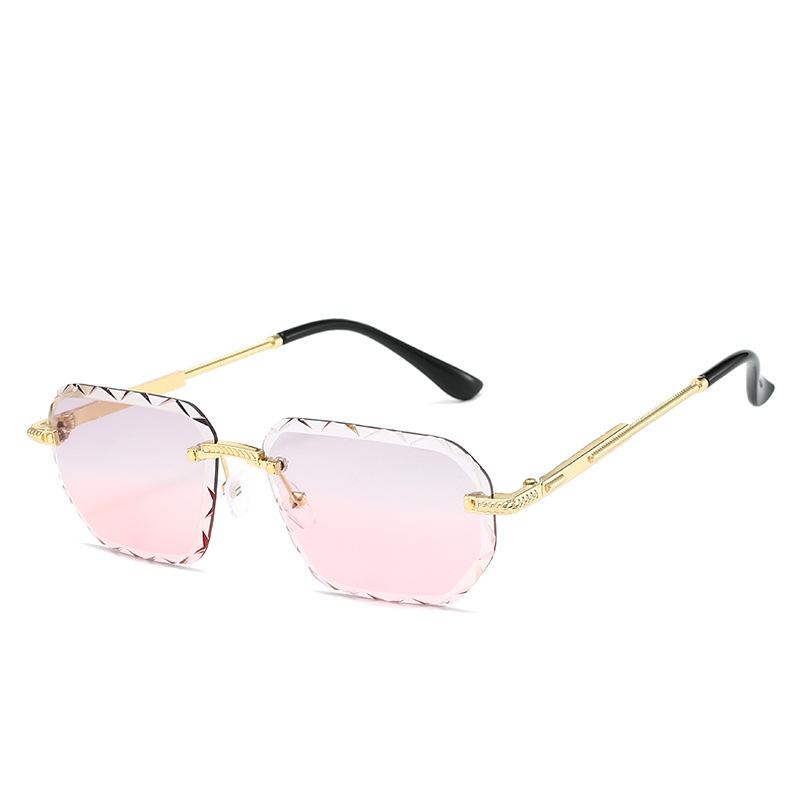 JYL TS Oversized Diamond Sunglasses INS Style UV Protection Women LSS061 A-3465