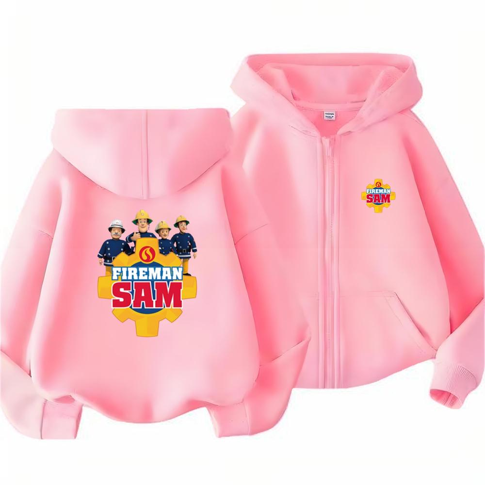 Kids Boy Girl Zip Hoodie Tops Casual Sweatshirt Boys Girls Letter Autumn Trendy Outerwear