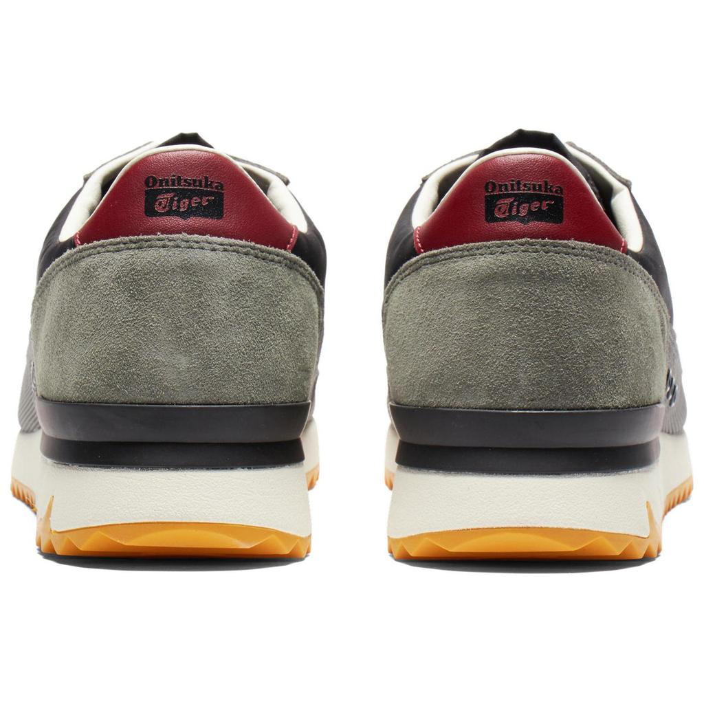 New Onitsuka Tiger Hsinti Shock Absorbers Abrasion Resistant Slip Resistant Low Top Chunky Sneakers Unisex Black Yellow 1183A387-004