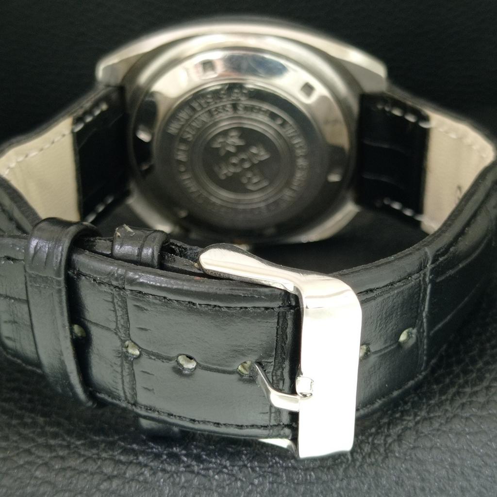 AUTOMATIC VINTAGE RICOH R31 JAPAN MENS GREEN COLOR DIAL WATCH a707741-1