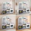 Wooden Play Kitchen Large with Refrigerator No-Cost for Bedroom