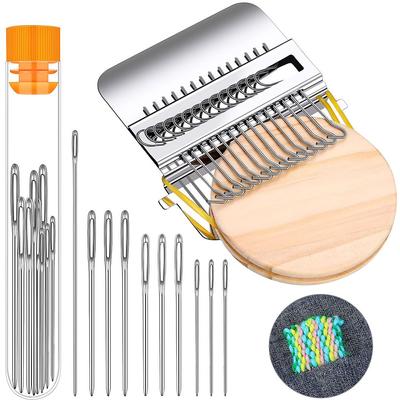 Metal DIY Textile Tools Speedweve Type Weave Tool Fun Mending Loom Darning Machine Loom Small Loom