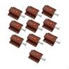 10 Pack Spring Loaded Automatic Door Latches, Push Button Sliding Bolt Lock for