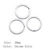 Alloy Split Key Ring Size 25-30mm Keychain Making Findings Accessories For Jewelry DIY Charm Bracelet Beads