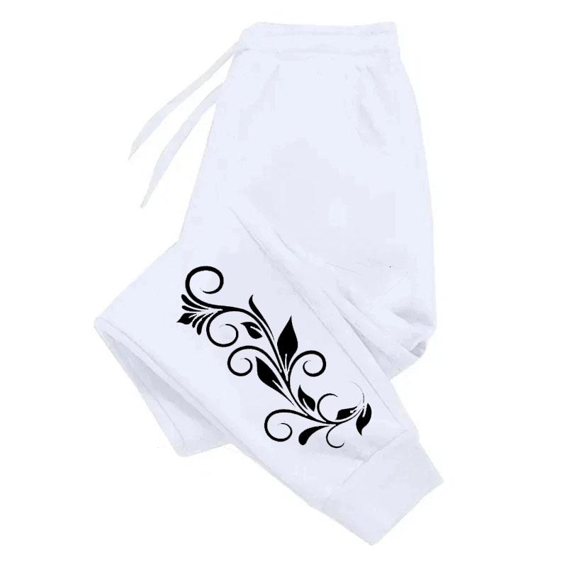 Women's Pop Printed Patterned Sweatpants Casual and Versatile Simple Fashionable Comfortable Soft Pants for Everyday Outdoors