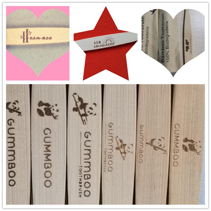 New Style Portable Bamboo Toothbrushes Eco Friendly Wooden Tooth Brush for Adults Children Customized Laser Engraving Logo