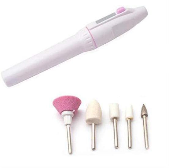 HJ Electric Nail Care Set with Nail and Polisher for Nail Care and Foot Care of Exfoliation, File, Clippers, (Set 4)