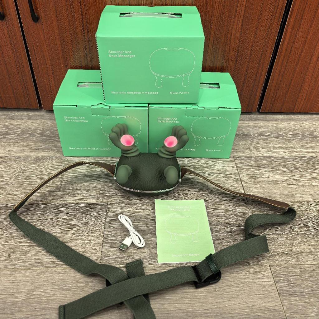 B Ionic Finger Neck Shoulder Massager Wireless With Heat Kneadin G Shoulder Neck Massager Shawl Rechargeable Neck Back Massager