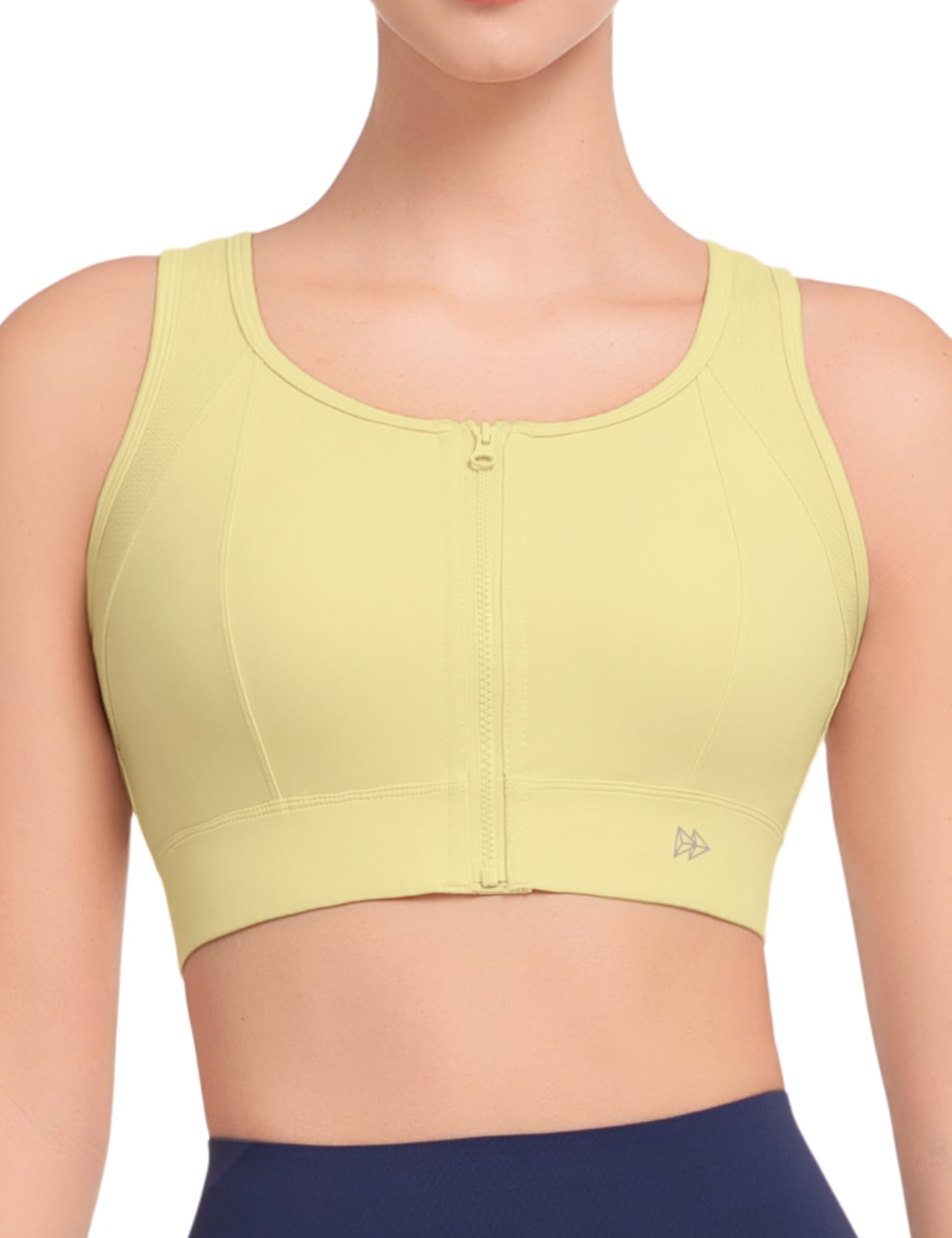 

Yvette Sports High Plus No Integrated Fitness Gym Size M Yellow Women s Bra, No-Slip, Front-Opening, Support, Size, Wire, Cup, Mesh, Sweat-Wicking,