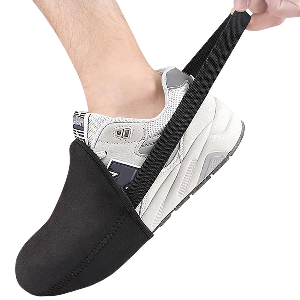 1 Pair Warm Cycling Overshoes Bike Overshoes Thermal Riding Overshoes Half Shoe Cover Shoes Cover Cycling Shoe Cover