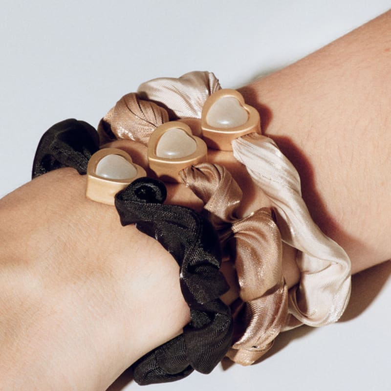 Les Bijoux Philosophy LB_Heart Hair Scrunchie_3color