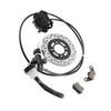 Kit de Frein à Disque Plaquette de Frein Disque Rotor pour 50cc 110cc 125cc 150cc 200cc 250cc Moto Cross Quad ATV Karting Plaquette de Frein Kit de Frein à Disque
