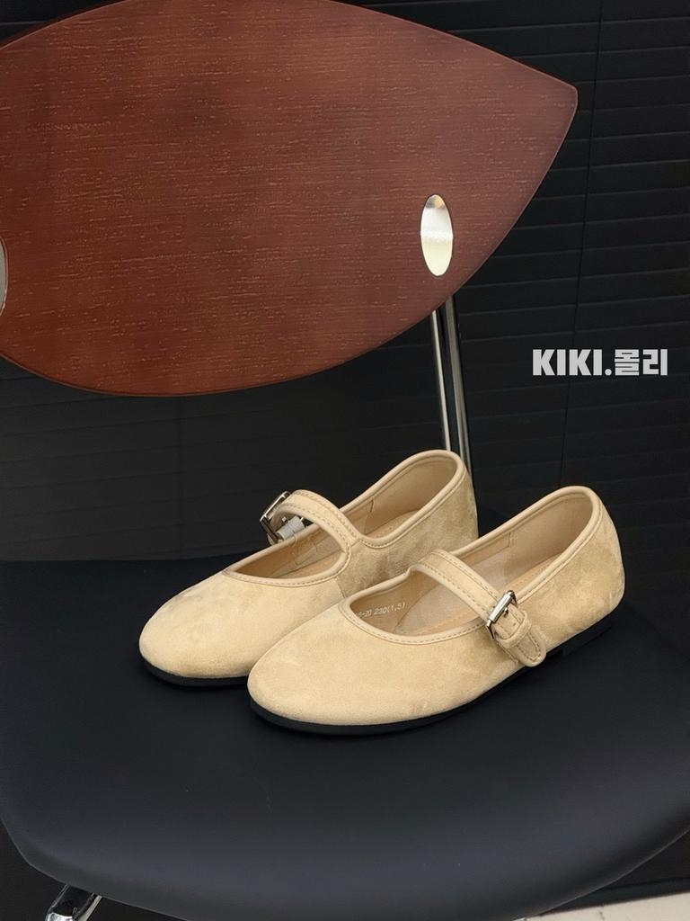 Candy color retro Mary Jane shoes for women, new round head flat bottom super soft light mouth grandma single shoes