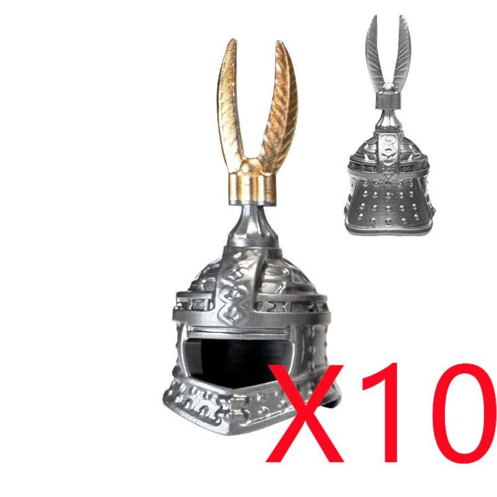 Medieval Building Blocks Weapons Figure Soldier Accessories Bow Spear Crossbow Axe Helmet Shoulder Armor Brick Gift Toy DIY X011