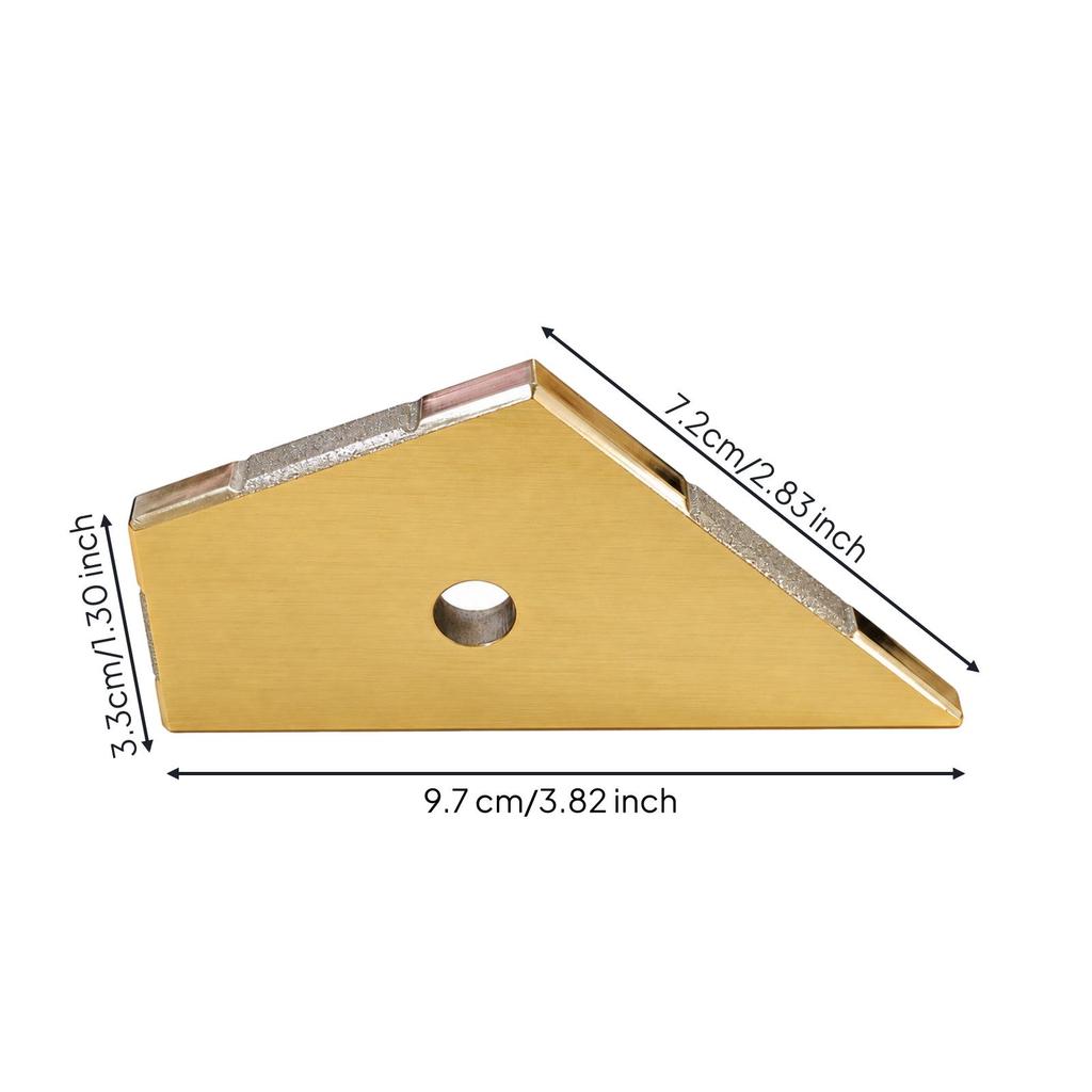Fret Dressing Tool with Diamond Rough Edges High Precision Stainless Steel Leveler Compact