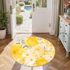 Flower Round Carpet Perfect for Bedrooms Dining Room Hallway Kitchen Anti-slip Round Rug Decorate Offices Perfect Birthday Christmas Gift Idea