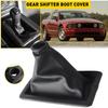 Black For 2005-09 Ford Mustang Gear Shift Knob Shifter Boot Cover With 5 Speed B