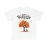 Happy Thanksgiving Tree Unisex Tee, Autumn Children's T-shirt, Holiday Apparel, Fall Fashion