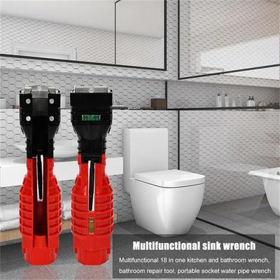 18 v 1 Nástroje pro instalaci baterií a dřezů Trubkový klíč Pro instalatéry Domácí kutily Kuchyň Koupelna Údržbový nástroj