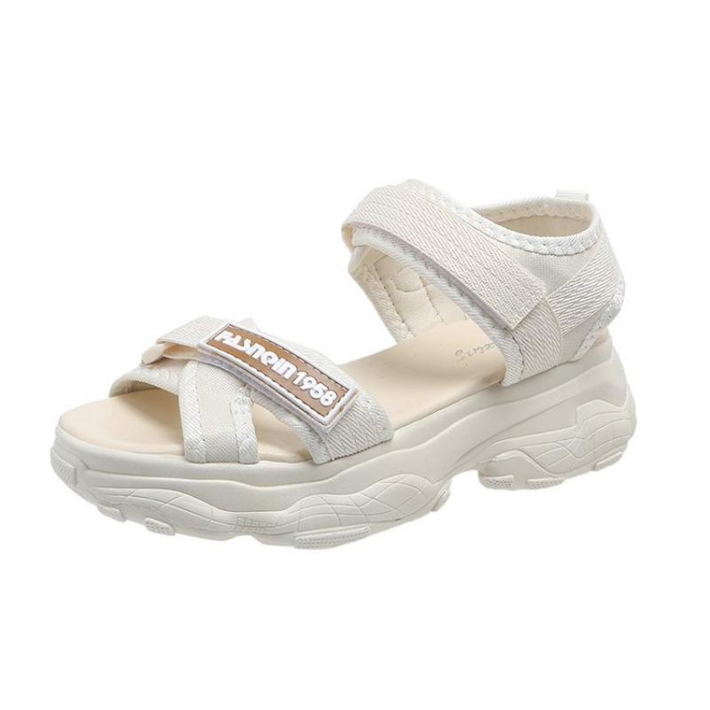 Fashion Retro Women's Shoes Summer New Anti Slip Flat Shoes Fashion and Versatile Women Sandals Soft Sole Simple Women Sports Sandals