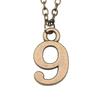 Necklace On The Neck 43cm Chain Arabic Number Tags Kids' Jewelry Materials QN007