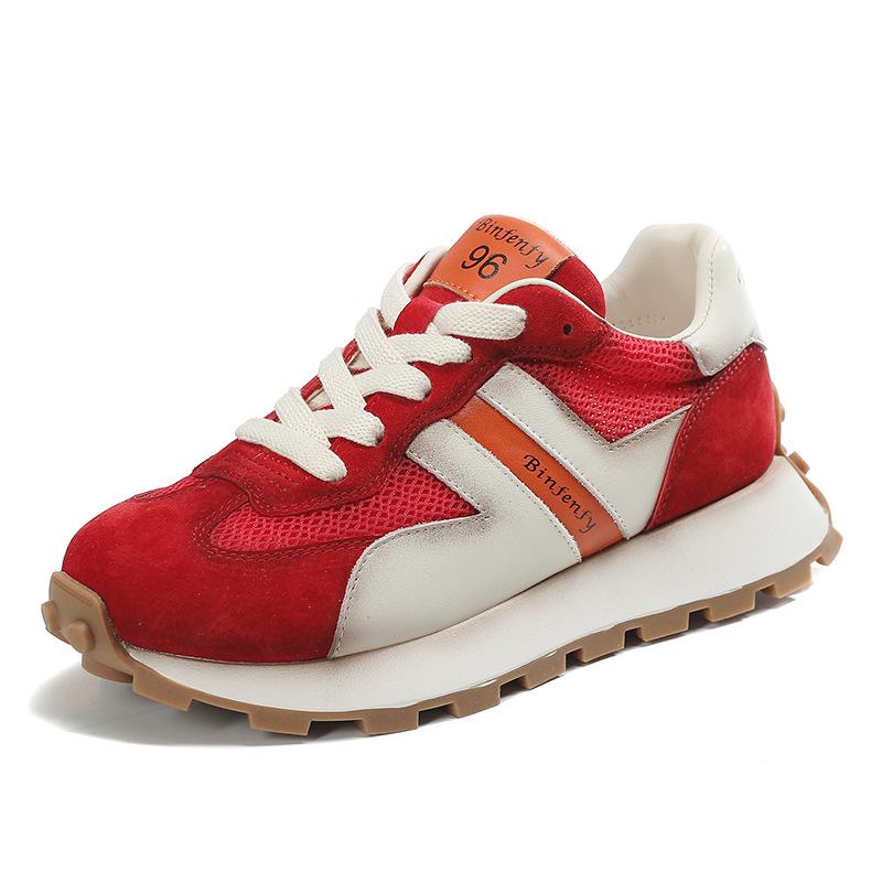 New Forrest Gump Women's Thick-soled Sheer Mesh Shoes