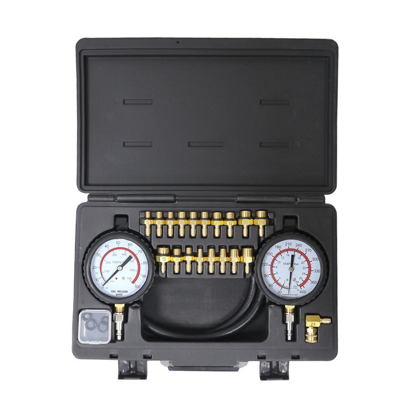 Professional Oil Pressure Tester Engine Oil Pressure Gauge Test Kit Automobile Engine Oil Pressure Tester with Adapter