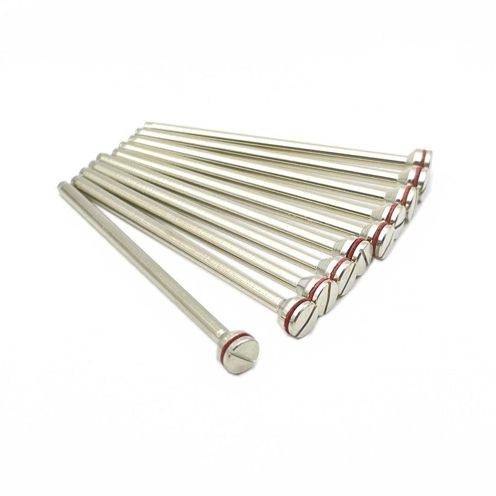 10pcs Dental Lab Polishing Shank Diamond Disc Mandrel Rotary Tool Diameter 2.35mm For Polisher Machine Dental Mandrel