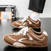 Original Brown Training Shoes for Men Retro Suede Sneakers Men Lace-up Designer Men's Shoes Comfy Casual Sneakers for Men Tênis