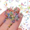 2mm Transparent Iridescent AB Glass Seed Beads for DIY Bracelets