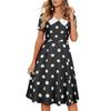 IHUASU Fashion Summer Spring Short Sleeve V-Neck Casual Dresses