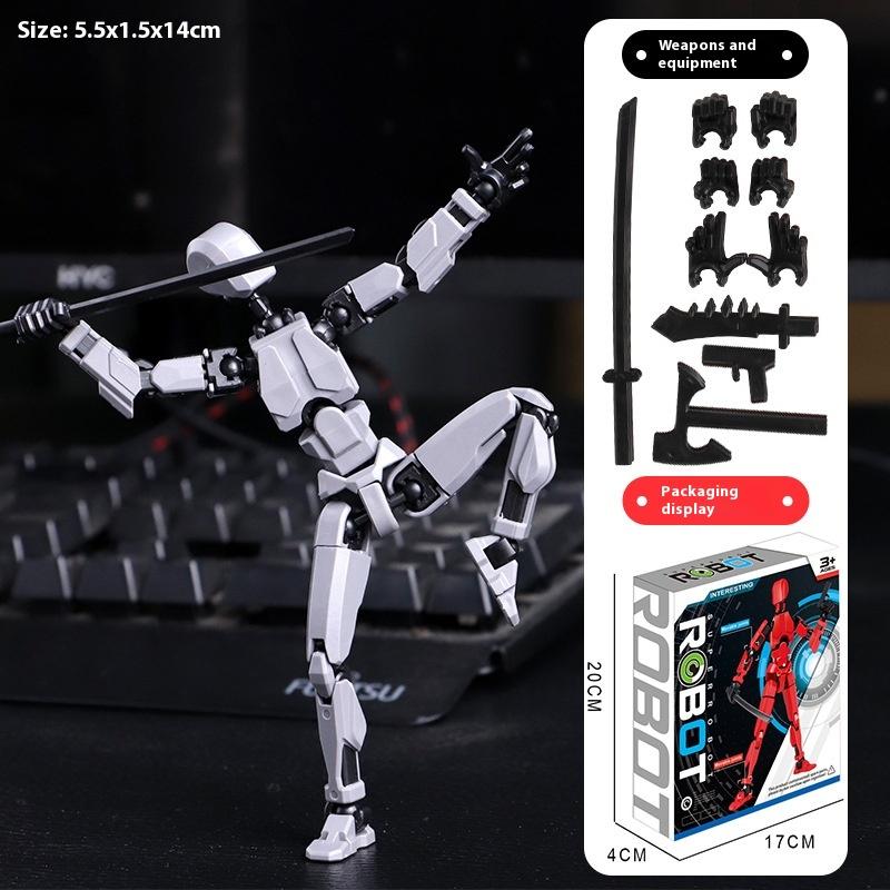 Farbkasten Glückspuppe 13 Mehrgelenk-bewegliches Puppenspielzeug der 3. Generation Schaufensterpuppe DIY Ganzkörper-Dekompressionsartefakt