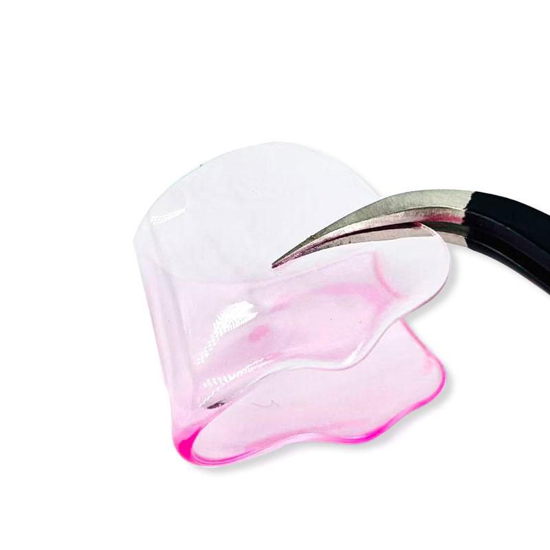 Lash Lift Pads Wholesale Glueless Lash Lift Silicone Pads Korean Flat Lash Lift Sticky Jelly Shields Eyelash Lash Lift Shields прозрачный