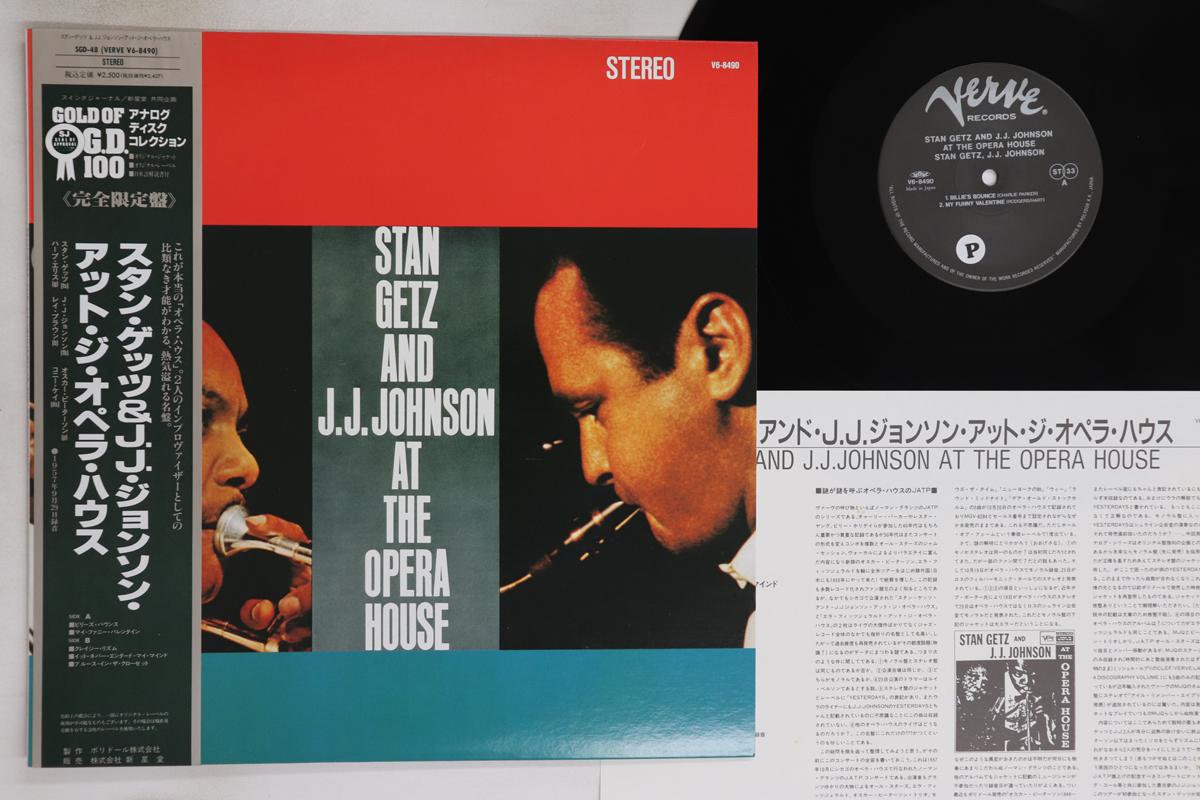 

LP Пластинка СТЭН ГЕТЦ, JJ. ДЖОНСОН - В Оперном театре SGD48 VERVE Japan Оби Джаз Б/У