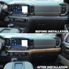 Wood Grain Middle console cover Dashboard Decor Trims For Chevy Silverado +