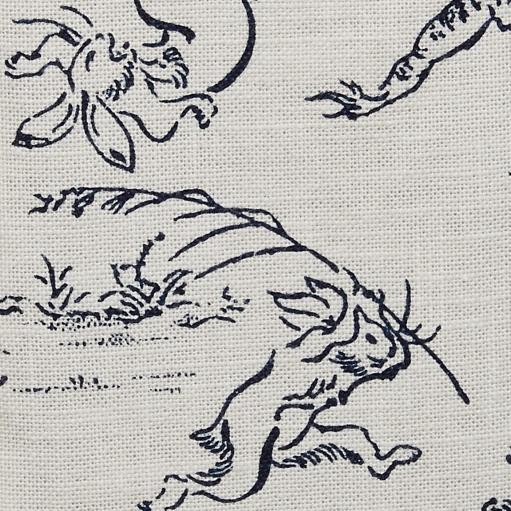 Maruzen Pochette for Smartphones and Japanese 11 X 1 X Choju Jinbutsu Giga Giga White Japanese-made Accessories, Pattern, 18.5cm, (Choju Paintings),