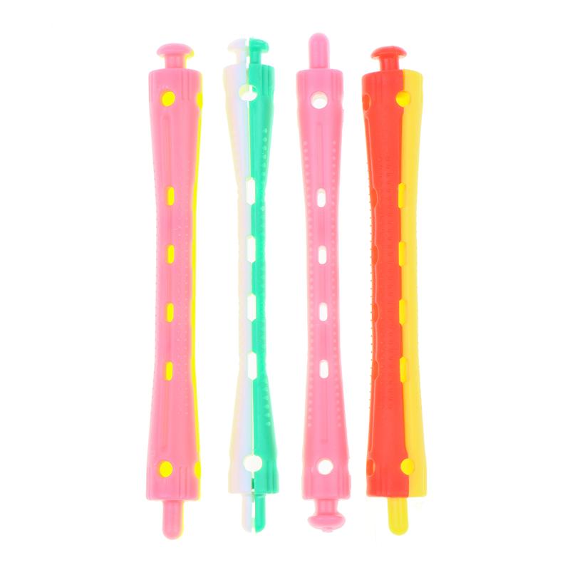 10Pcs No Heat Hair Rollers Heatless Hair Curler Soft Curling Rod Pull Core Lazy Curls Flexi Rods Wave Formers Hair Styling Tool