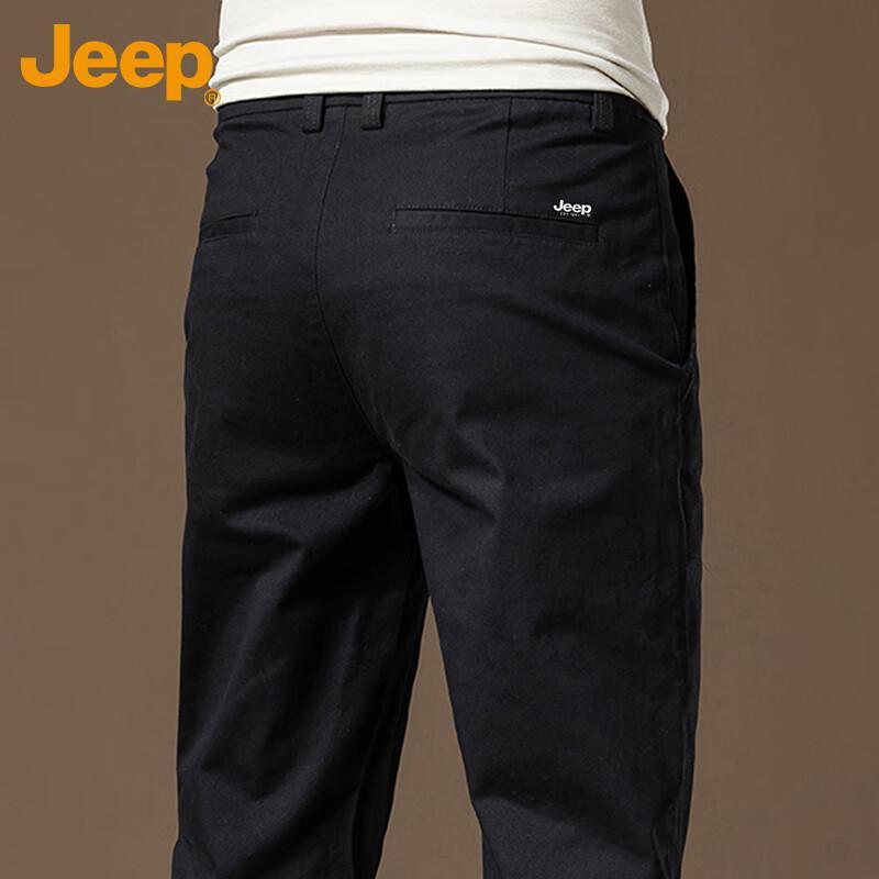 JEEP Men s Straight-Leg Casual Business Pants 32