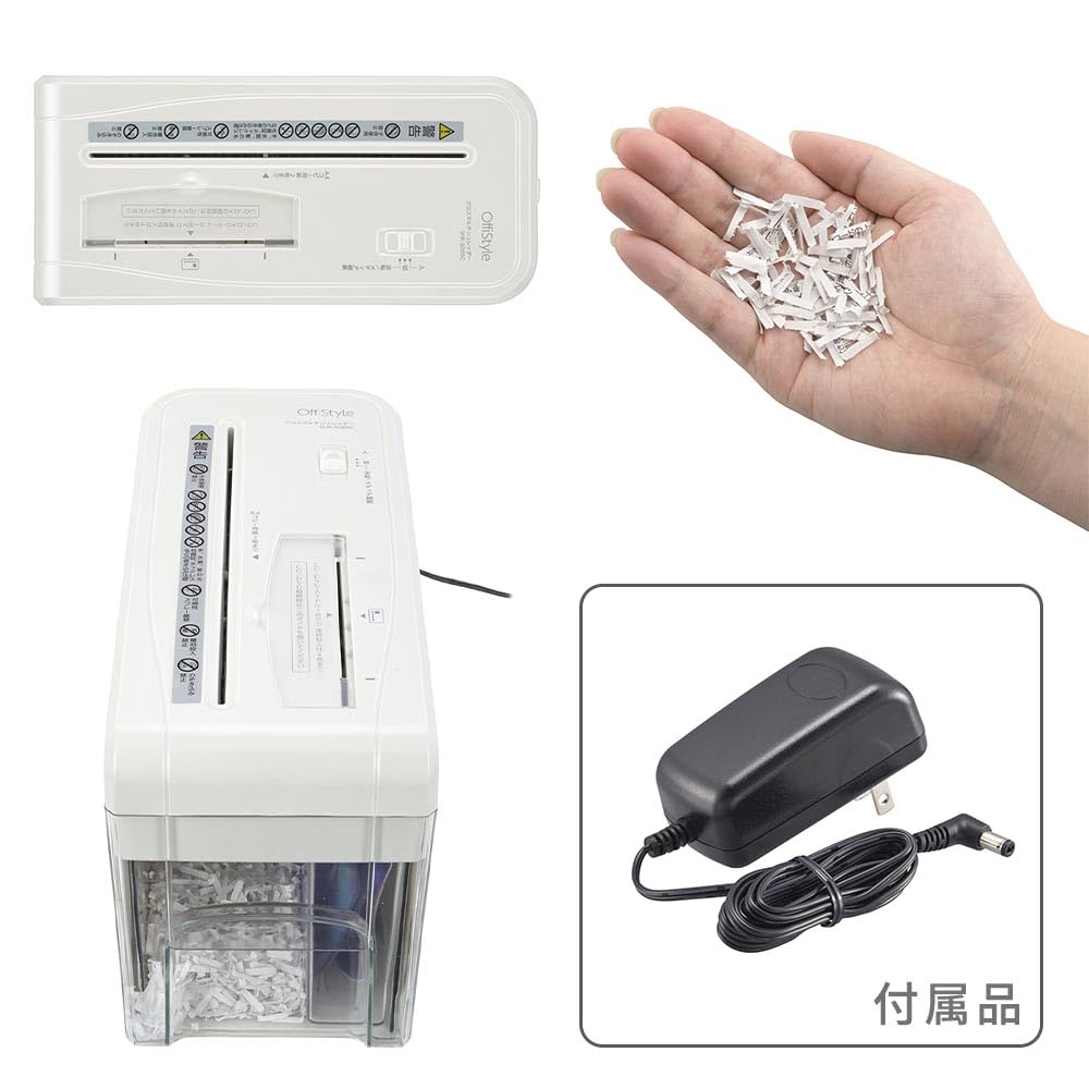 OHM Cross Multi Shredder, Home Use, Desktop, Electric, Compact, Shreds Up To 2 Sheets | OHM Electric SHR-SD05C 00-6177