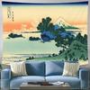 Berg Fuji, Japan Wandteppich Kunstdruck Wandteppich Die große Welle von Kanagawa Wandbehang Dekoration Japanischer Wandteppich
