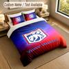 Bedding Set 1 Duvet Cover 2 Pillowcases Ipswich Town Print Soft Bed Linen Bedroom Decor