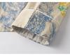 Monet Floral Double-Layer Gauze Pajamas for Women - Light Luxury All-Cotton Set for Spring and Autumn