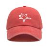 Trendy American-style Printed Peaked Cap, the Same Style for Men and Women, a Must-have Sports Baseball Cap