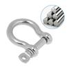 2Pcs Boat 304 Stainless Steel 4mm Ring Bow Anchor Shackle Chain Rigging Captive Pin For Yacht/Canoe/Speedboat Accessories