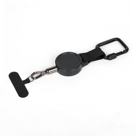 Retractable Phone Lanyard Outdoor Anti-Theft Phone Strap with Stainless Steel Wire Durable Buckle And Locking Carabiner Easy Installation Phone Leash