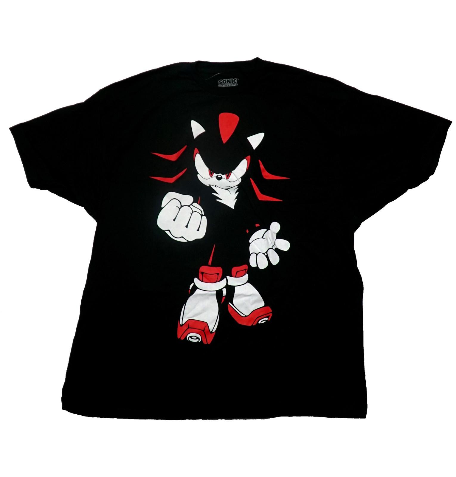 Sonic the Hedgehog New Adult T-Shirt -Giant Red & White Shadow Image XXXL