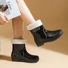 Fashion low tube women's rain shoes non-slip rain boots rainproof rubber shoes casual versatile rain boots water boots waterproof shoes