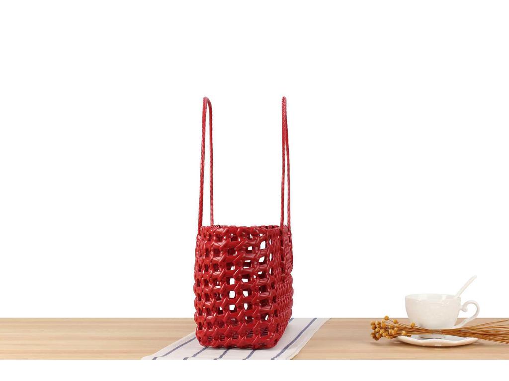 Damska pleciona torba koszyk z ażurowym wzorem 2025: Wszechstronny dodatek na plażę i na nieformalne wakacje