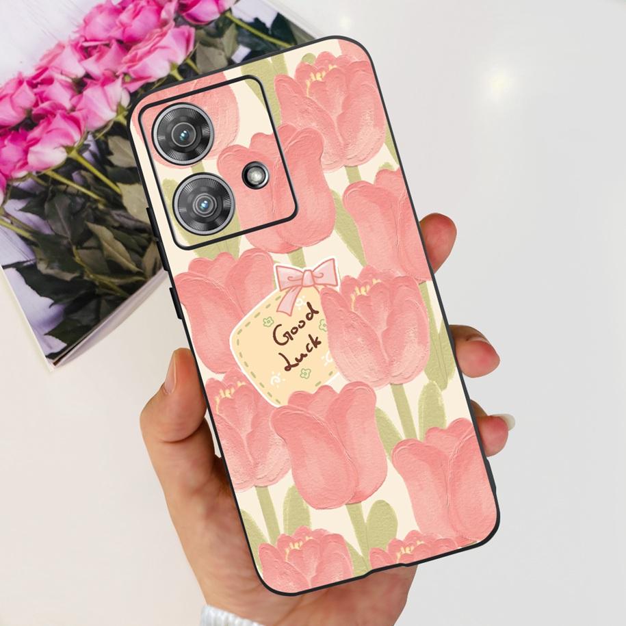 For Motorola Edge 40 Neo Case Soft Transparent Silicone Bumper Shockproof Cover For Moto Edge40 Neo Edge40Neo 5G XT2307-1 Fundas