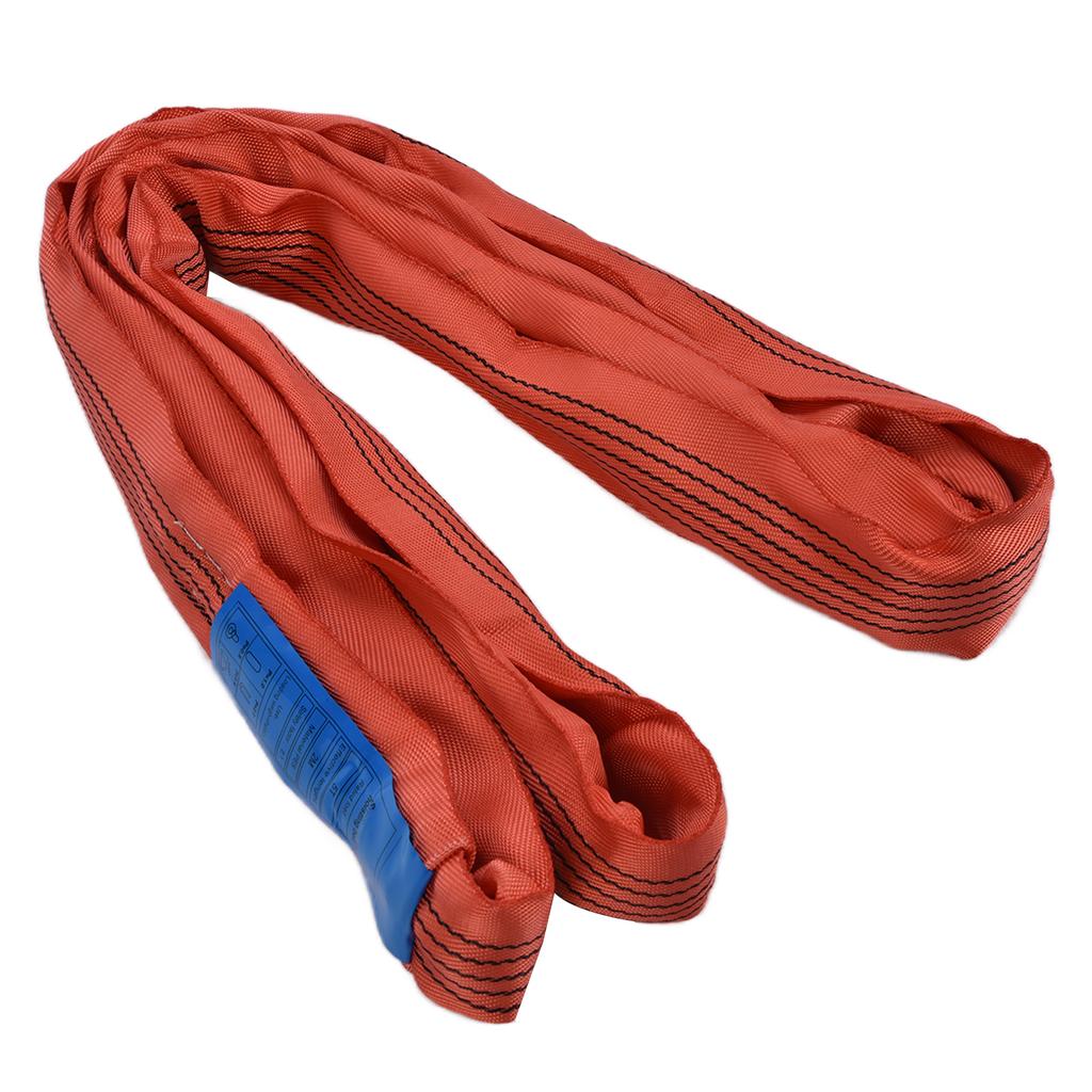 5T Round Lifting Sling PES Endless Loop Crane Webbing Straps Rigging Accessories Wide 75mm